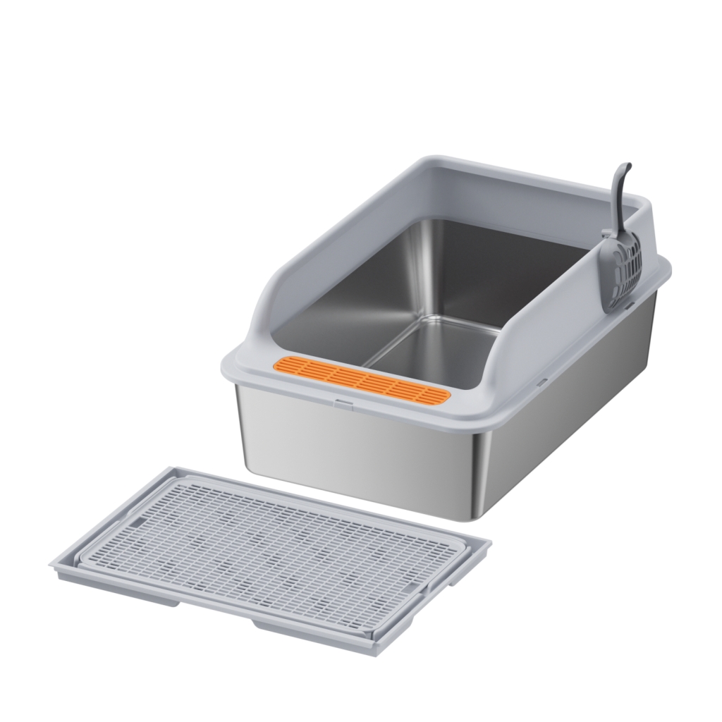 Stainless Steel Cat Litter Box